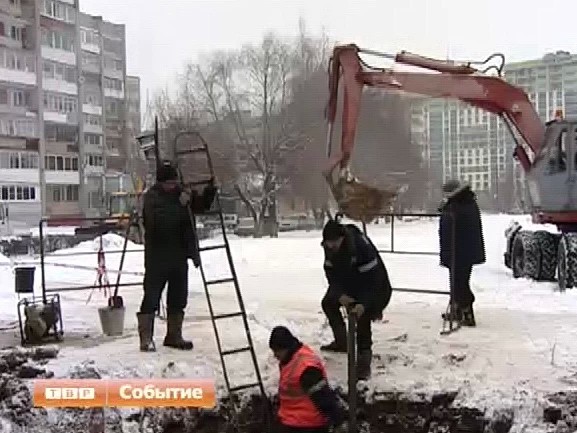 Авария на коммуникациях в районе бульвара Кузнецова