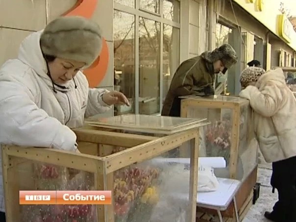 Мимозы, тюльпаны, нарциссы
