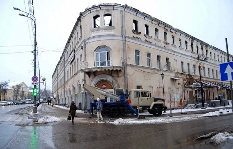 Сгоревшее историческое здание в Сергиевом Посаде станет гостиницей