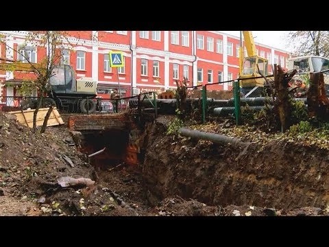 Теплотрассу на Карла Маркса ремонтируют без перекрытия улицы