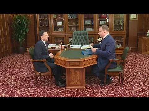 Губернатор встретился с Михаилом Токаревым