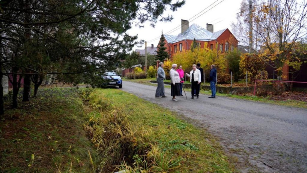 Работы по обустройству кюветов будут проведены до 20 ноября