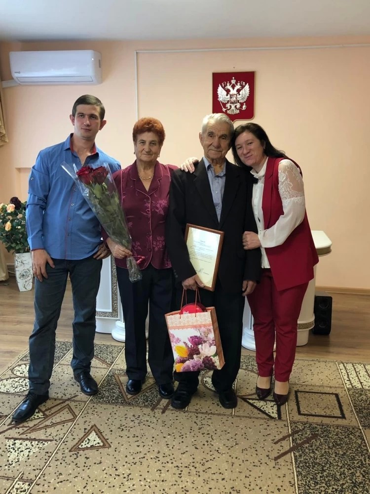 «Золотой» юбилей семьи Палиловых отметили в Сергиевом Посаде