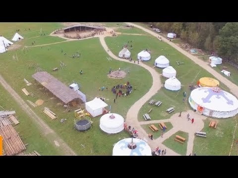 Пролетая над этнопарком «Кочевник»