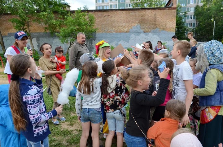 В Сергиевом Посаде стартовала серия детских дворовых праздников