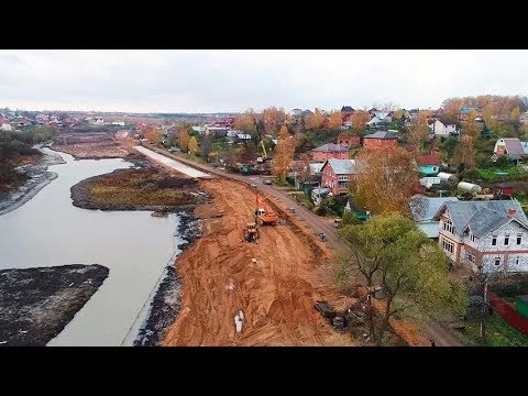 Берег Копнинки становится бульваром