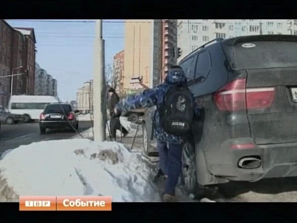 Штраф за некорректную парковку