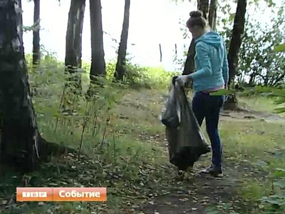Прибрались в лесу