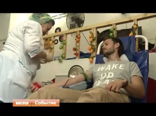 Донорская акция в посадском кафе