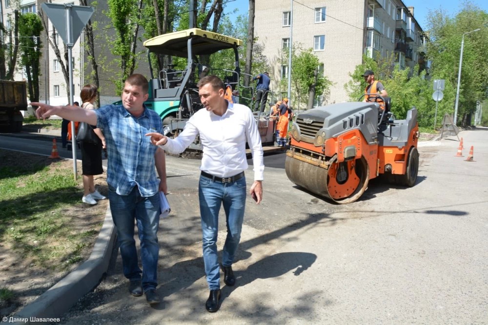 Ремонт дороги на Рабочем посёлке проконтролировал Александр Легков
