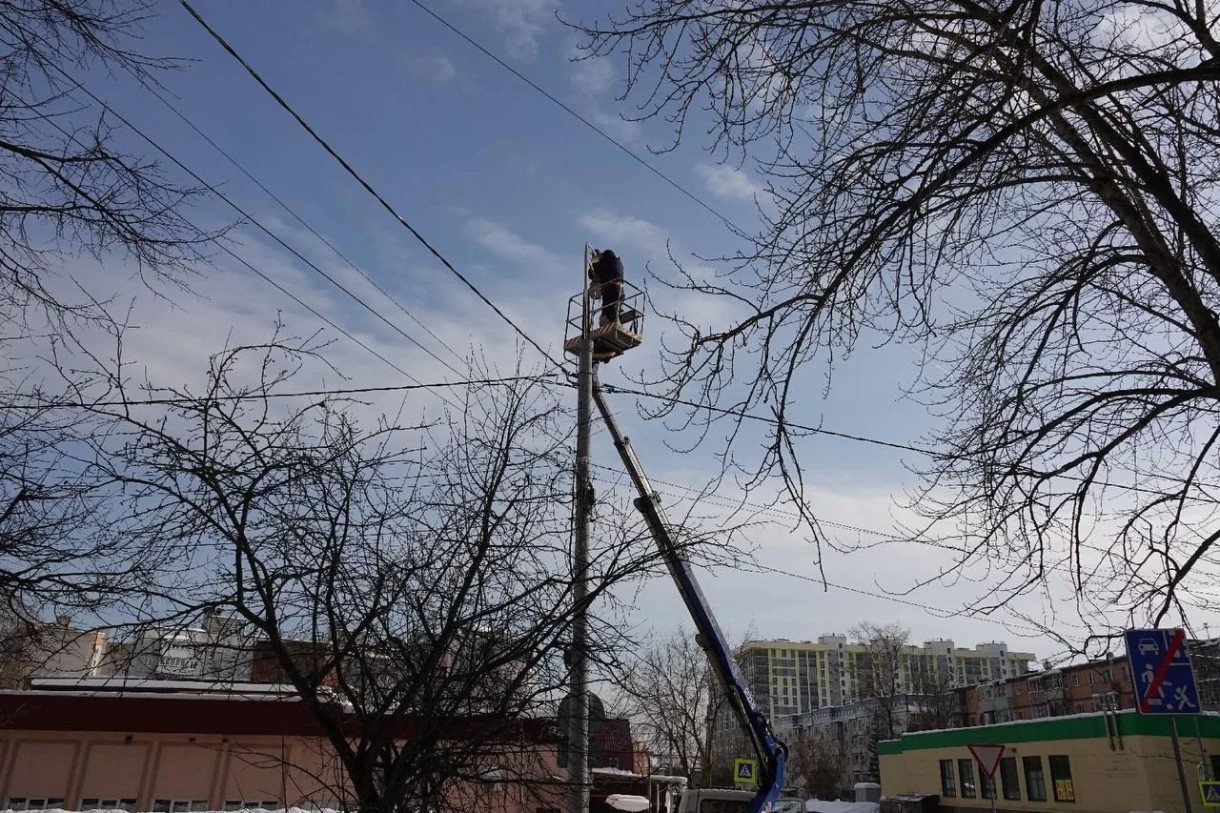 В Сергиевом Посаде на ул. Дружбы заменили старые светильники на новые светодиодные.