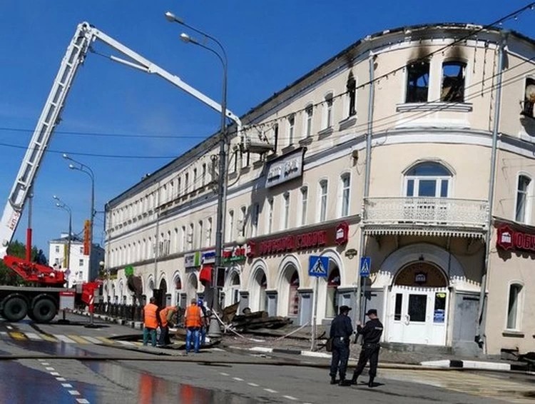 Пожар, который парализовал город