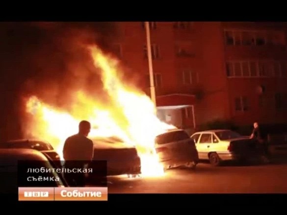 Жертвой огня стал транспорт