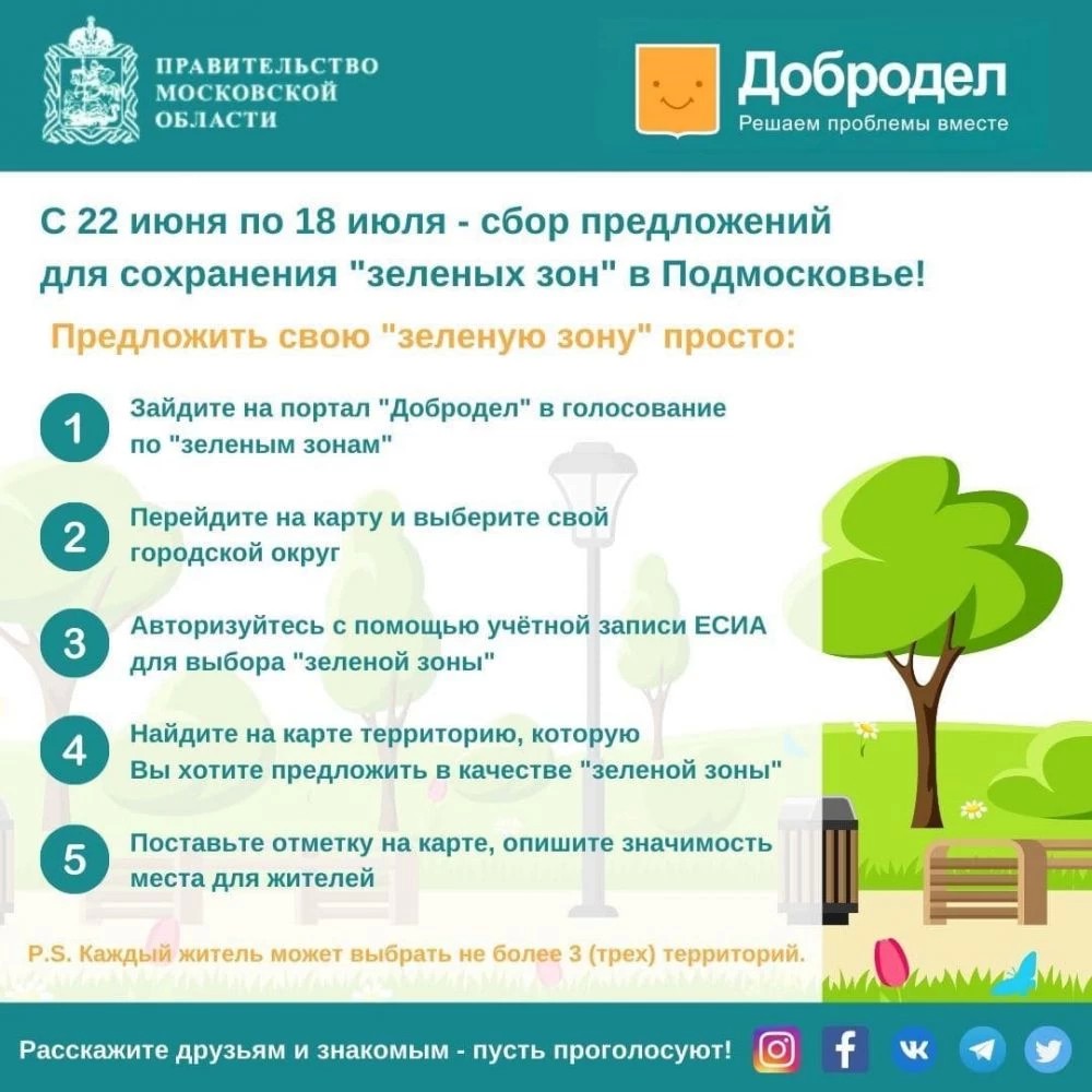 Сохраним «зеленые зоны» Подмосковья вместе!