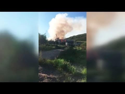 Загорелись отходы у Парфёнова