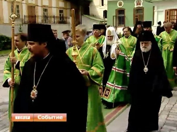 Патриарх приехал на Сергиев День