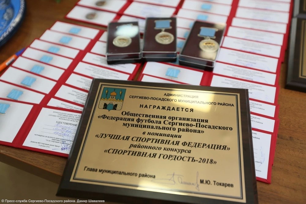 Элите районного спорта вручили памятные награды