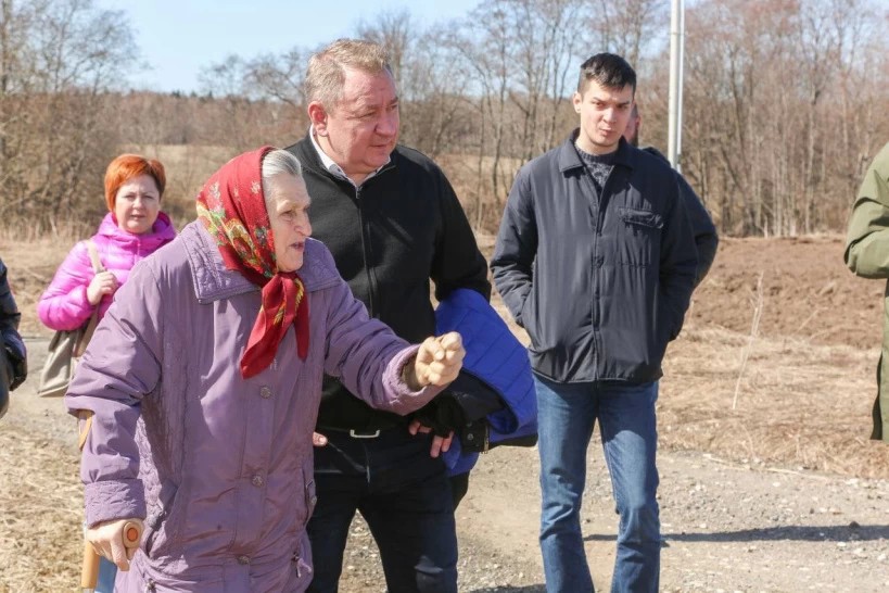 Глава Сергиево-Посадского округа провел встречу с жителями Пустого Рождества