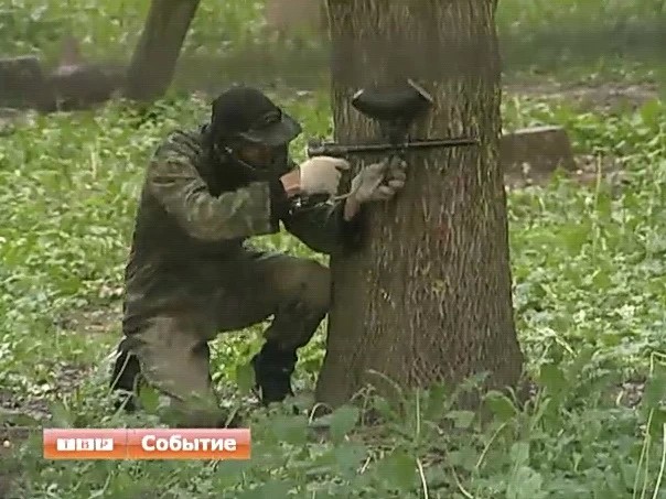 Турнир по пейнтболу прошел в День России