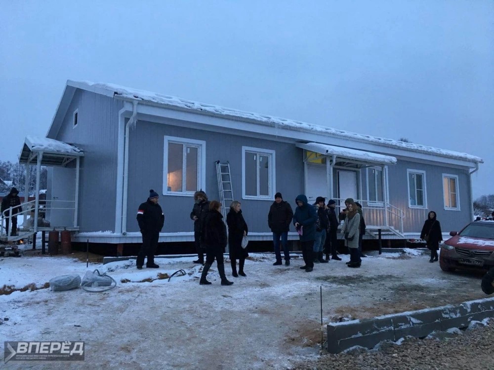 В Хомяково заканчивают строительство нового ФАП