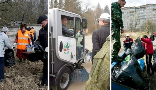 Субботник для гражданских и военных