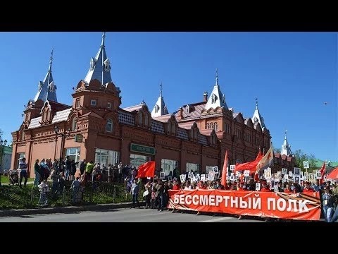 12500 сергиевопосадцев встали в строй «Бессмертного полка» в Сергиевом Посаде
