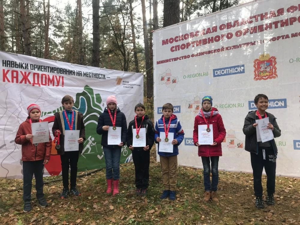 Сергиевопосадцы — призёры в Первенстве области по спортивному ориентированию