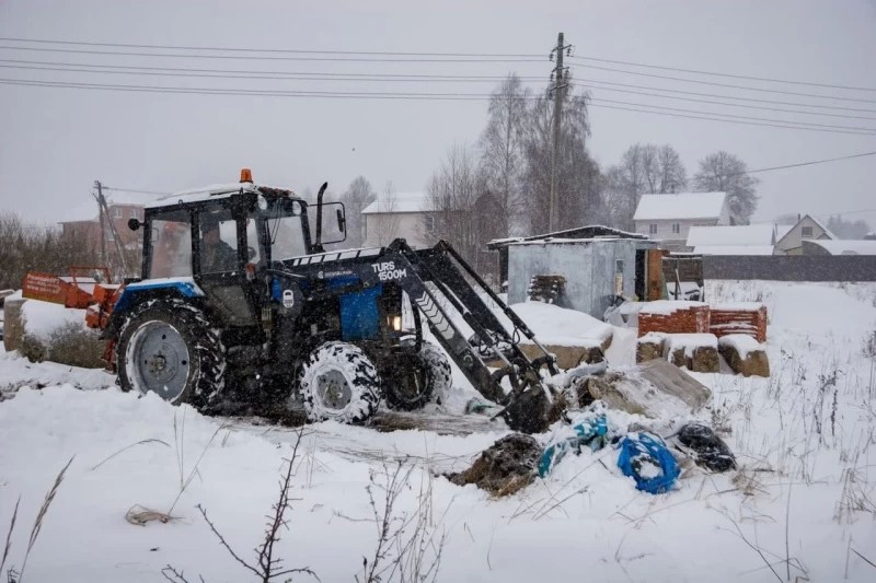 В Зубачёве разобрали свалку, которую устроила одна из жительниц