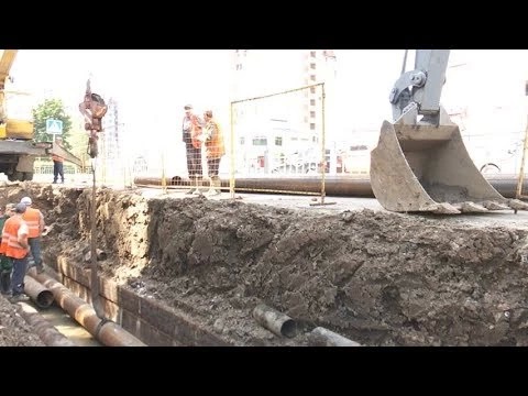 Углич: работы на теплотрассе планируют завершить в субботу