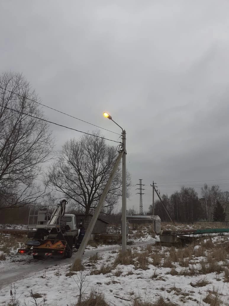 В Сергиево-Посадском городском округе восстановлено освещение по 6 адресам