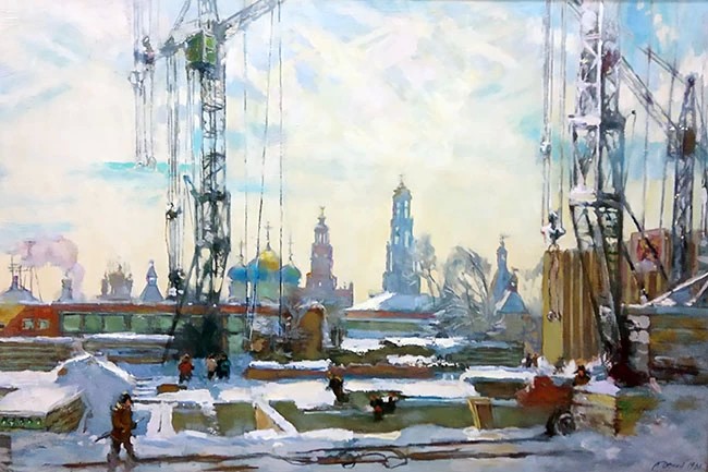 Сергиевопосадские художники представили выставку своих работ в Александрове