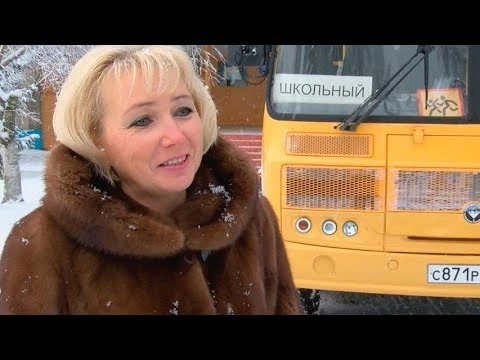 Первый раз в свой класс на новом автобусе