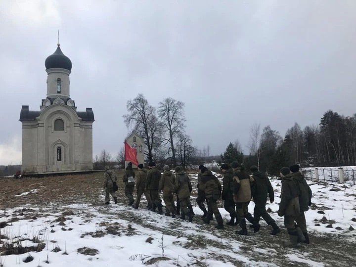 Курсанты Центра "Пересвет" вернулись из зимнего полевого выхода
