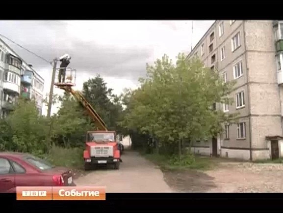 Уличное освещение в Хотькове