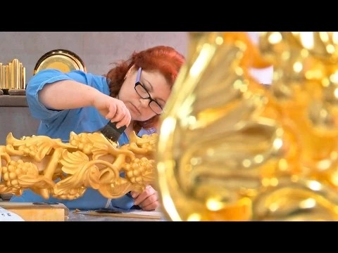 Производство изделий, покрытых золотом