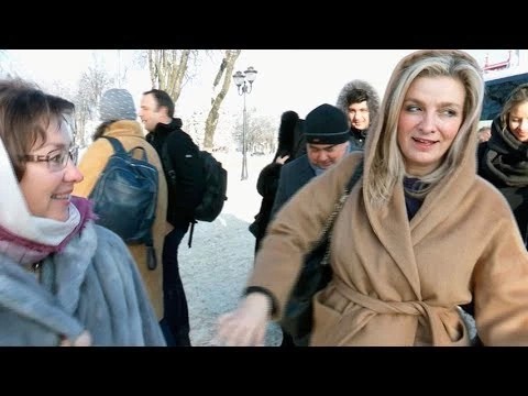 Греки увидели Лавру, Абрамцево и настоящую русскую зиму