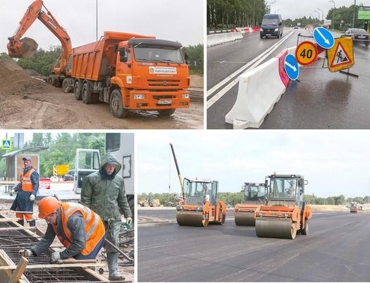 На "Западном объезде" кладут первый асфальт