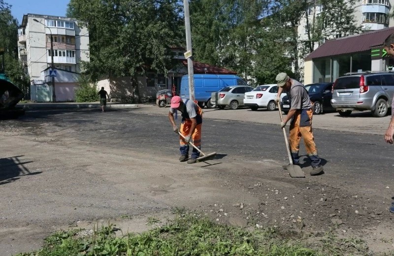 Ремонт внутриквартальных проездов в Сергиевом Посаде