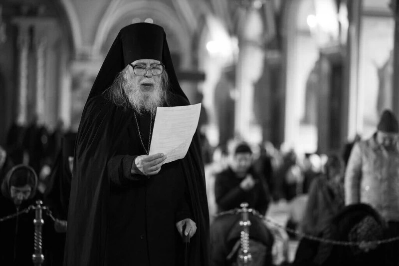 На 87-м году жизни преставился один из старейших насельников Лавры архим. Лаврентий (Постников)