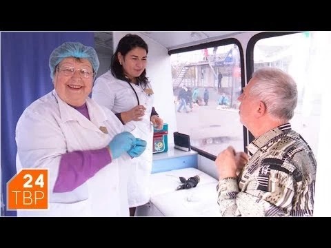 На Вокзальной площади прививают от гриппа