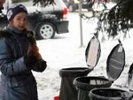 Собрали на переработку