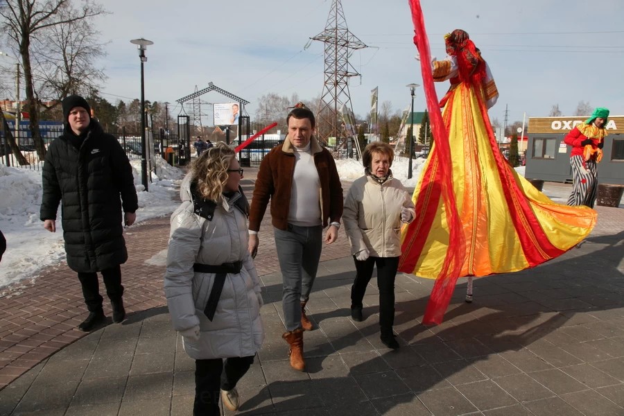 В парке &quot;Скитские пруды&quot; проводили зиму