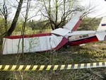 В Вихреве разбился самолёт