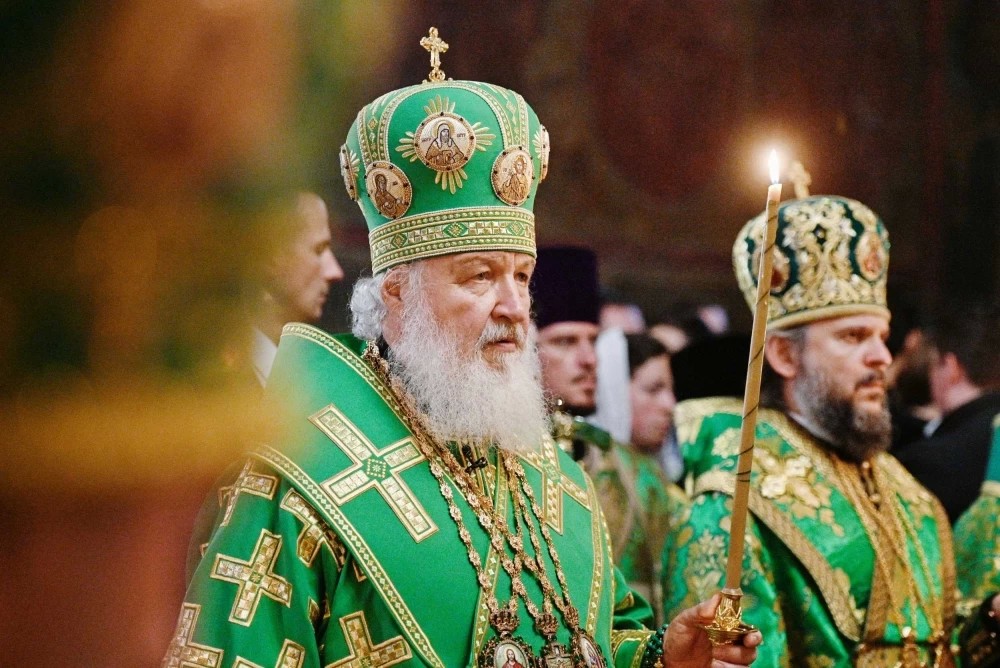 Патриарх Кирилл совершил всенощное бдение в Троице-Сергиевой лавре