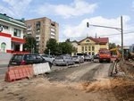 Расширяют дорогу к новостройке
