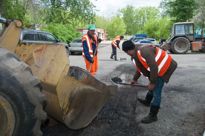В Сергиевом Посаде продолжается ремонт дорог