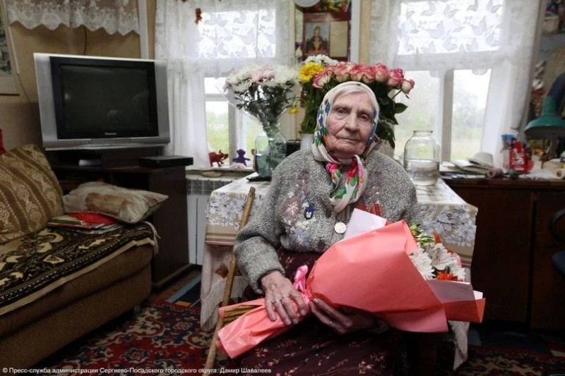Жительница Сергиево-Посадского района отметила 100-летний юбилей