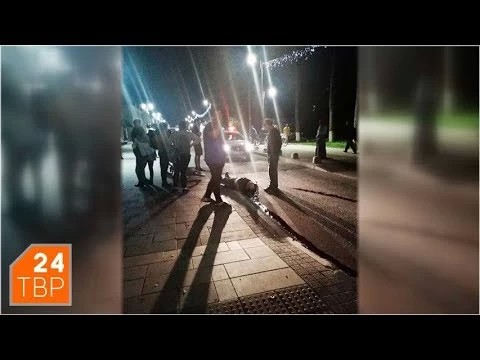 Велосипед и мотоцикл жёстко столкнулись на Сергиевской