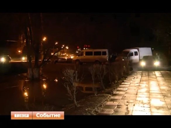 В ночь с пятницы на субботу центр Сергиева Посада подтопило