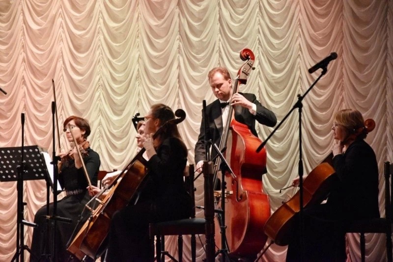 Музыканты из Италии выступили в составе Сергиево-Посадского оркестра на концерте в МДА